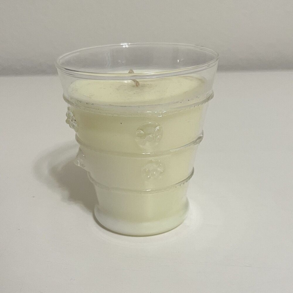 Zodax Grand Casablanca Scented Glass Jar Candle, 8.3 oz - White Rose